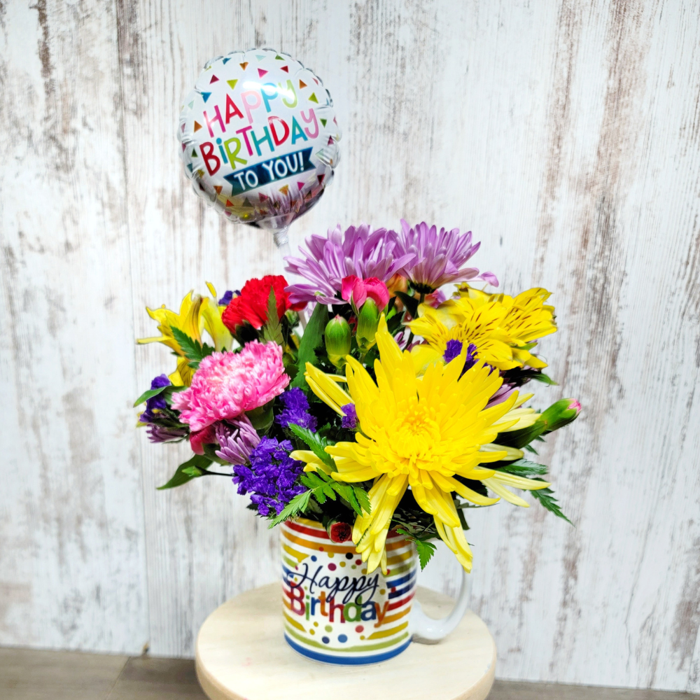 Birthday Mug Bouquet